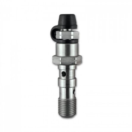 Vis double banjo acier inoxydable M10X100 avec purgeur