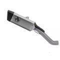 Silencieux Arrow Pista inox et embout carbone pour Aprilia RSV4/Tuono V4 21-26 2
