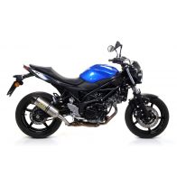Silencieux Arrow Race-Tech embout carbone pour Suzuki SV650 16-25