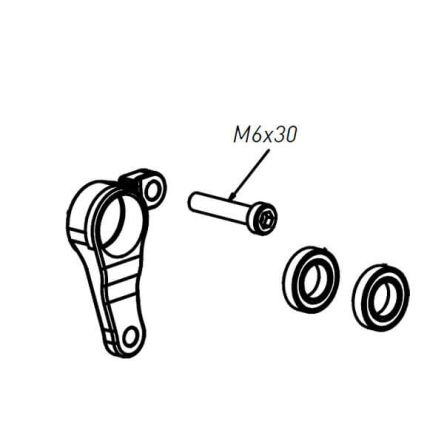 Renfort d'arbre de sélection Bonamici pour Triumph 765 Street Triple 17-24