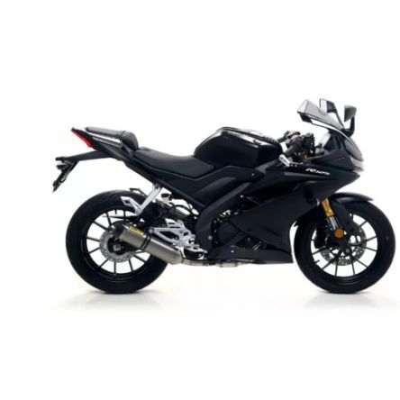 Silencieux Arrow Street-Thunder embout carbone pour Yamaha YZFR 125 19-22 / MT-125 20-25