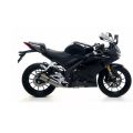 Silencieux Arrow Street-Thunder embout carbone pour Yamaha YZFR 125 19-22 / MT-125 20-25 0
