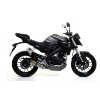 Silencieux Arrow Street-Thunder embout carbone pour Yamaha MT125 14-19