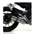 Silencieux Arrow Street-Thunder embout carbone pour Yamaha MT125 14-19 1