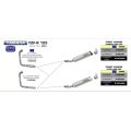 Collecteur racing Arrow pour Yamaha YZF125R 08-13 1