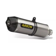 Silencieux Arrow Race-Tech embout carbone pour Kawasaki Z750 07-14/Z800E 13-16