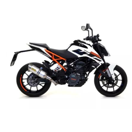 Silencieux Arrow Thunder embout inox pour KTM RC 125/390/Duke 125/390 17-20