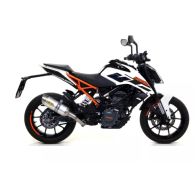 Silencieux Arrow Thunder embout inox pour KTM RC 125/390/Duke 125/390 17-20