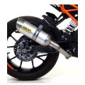 Silencieux Arrow Thunder embout inox pour KTM RC 125/390/Duke 125/390 17-20 1