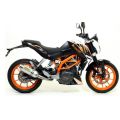Silencieux Arrow Thunder embout inox pour KTM Duke 390 13-16/RC125/390 15-16 2