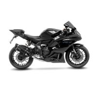 Ligne complète Leovince Factory S BLACK pour Yamaha R7 21-24