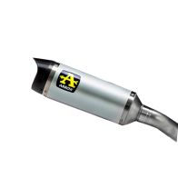 Silencieux Arrow Thunder basse catalysé embout carbone pour Yamaha MT-09 21-23