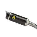 Silencieux Arrow Thunder basse catalysé embout carbone pour Yamaha MT-09 21-23 6