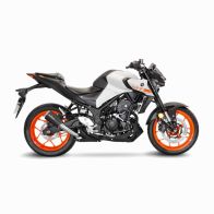Silencieux Leovince LV-10 BLACK pour Yamaha MT-03 16-19/R3 15-20