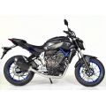 Ligne d'echappement Spark inox Force position haute pour Yamaha MT-07 14-24 1