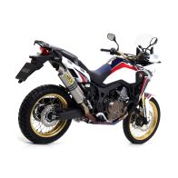 Silencieux Arrow Race-Tech embout acier pour Honda CRF1000L Africa Twin 16-19
