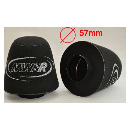 Filtre a air MWR conique universel diamètre 57mm