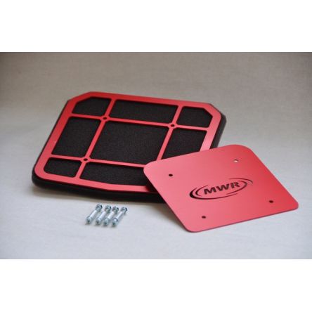 Kit complet filtre à air MWR High Efficient + support de filtre en aluminium pour Ducati 899/959/1199/1299 Panigale