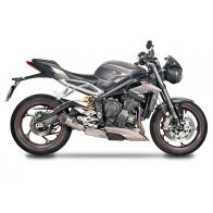 Demi ligne Spark Grid-O catalysée pour Triumph Street Triple 765 R/RS/S 17-20