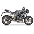 Demi ligne Spark Grid-O catalysée pour Triumph Street Triple 765 R/RS/S 17-20 0