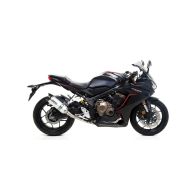 Silencieux Arrow Thunder embout carbone pour Honda CB650R/CBR650R 19-23
