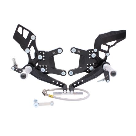 Commandes reculées PP Tuning Kawasaki ZX6R 636 19-26