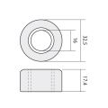 Silent-bloc pour jantes OZ Motorbike 1