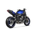 Ligne complète Akrapovic racing pour Yamaha MT-07 14-26/Tracer 7 20-25/XSR700 16-25 1