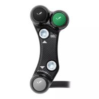 Commodo gauche racing Jetprime pour Kawasaki ZX-6R 636 24-26