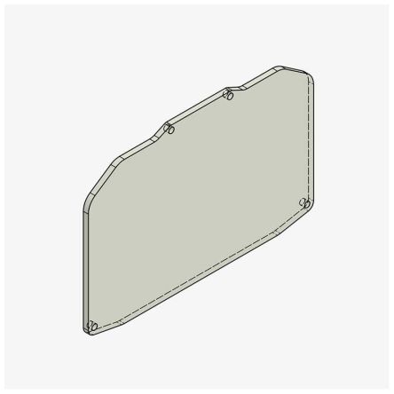 Ecran de protection de rechange Bonamici pour protection de compteur Aprilia RSV4 21-24/Tuono V4 21-24