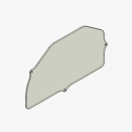 Ecran de protection de rechange Bonamici pour protection de compteur 2D 