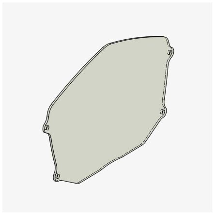 Ecran de protection de rechange Bonamici pour protection de compteur Aprilia RS660 20-24
