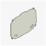 Ecran de protection de rechange Bonamici pour protection de compteur Kawasaki ZX-10R 21-25/ZX-6R 24-26/ZX-4R 23-26
