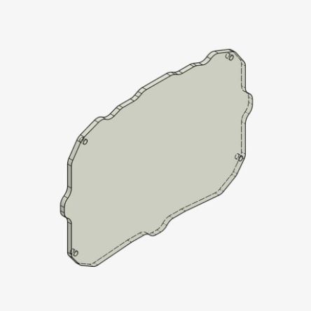 Ecran de protection de rechange Bonamici pour protection de compteur Suzuki GSXR1000 17-24