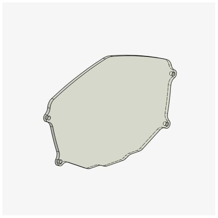 Ecran de protection de rechange Bonamici pour protection de compteur Aprilia RSV4 / Tuono V4 17-20