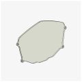 Ecran de protection de rechange Bonamici pour protection de compteur Aprilia RSV4 / Tuono V4 17-20 0