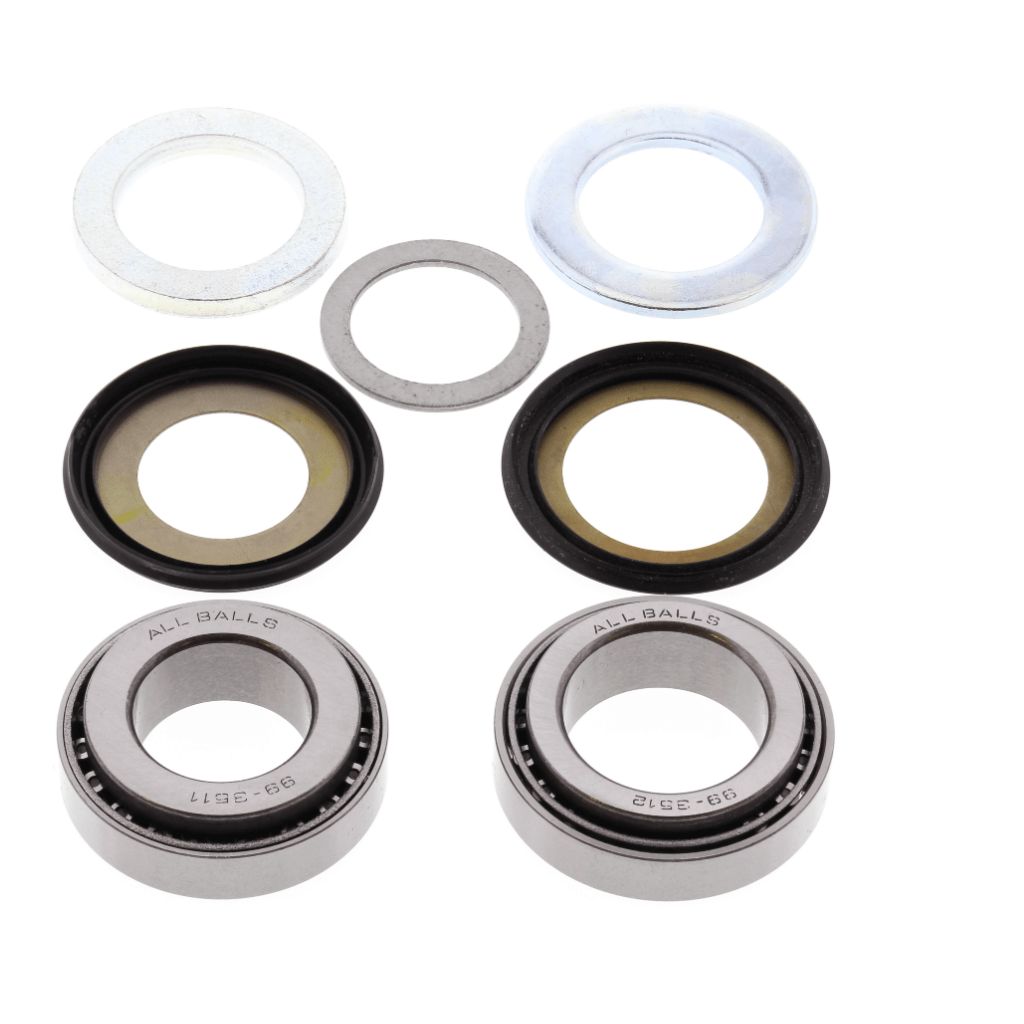 All Balls Kit Roulements De Direction 22-1008 – Compatible Yamaha SR 50/60/80/90/100/125/175/180/200/240/250/400/500 Cm³ – Qualité Racing