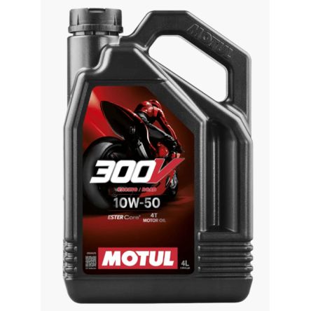 Huile moteur Motul 300V 4T 10W-50 4L