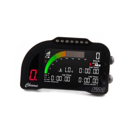 Tableau de bord I2M Chrome Plus2 pour Aprilia RSV4 09-16