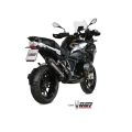 Silencieux Mivv Oval embout carbone pour BMW R1250GS/R1250GS Adventure 19-23 1