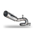 Demi ligne Spark titane Grid-O pour Triumph Street Triple 765 R/RS/S 17-22 1
