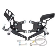 Commandes reculées PP Tuning Kawasaki ZX6R 05-06