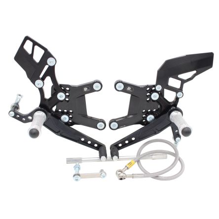 Commandes reculées PP Tuning Kawasaki ZX6R 07-16 / ZX6R 636 13-18