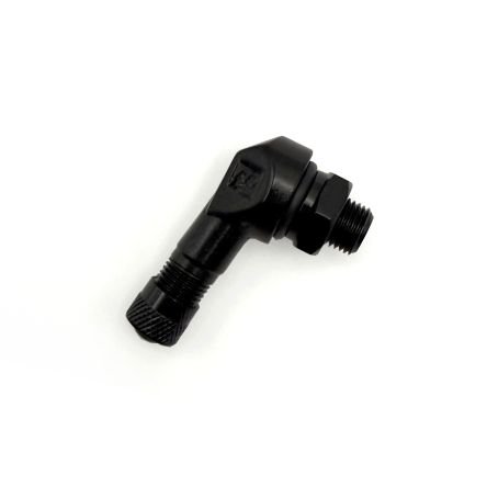 Valve coudée noire à l'unité