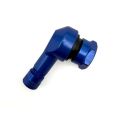 Valve coudée bleue à l'unité 0