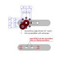 Support d'embout de sélecteur/frein rotatif PP Tuning 810K 7