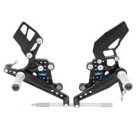 Commandes reculées PP Tuning Triumph 1050 Speed Triple 09-10