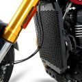 Grille de protection de radiateur aluminium noir R&G Triumph Scrambler 400X/Speed 400 24-25 1