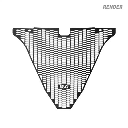 Grille de protection de collecteur aluminium noir R&G Yamaha R9 25-26