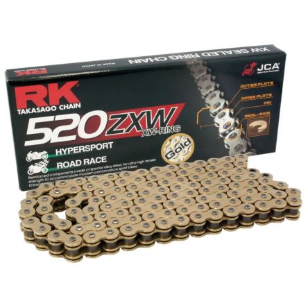 Chaine de transmission RK 520 ZXW XW-Ring couleur or